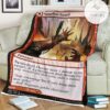 Znr 166 Spikefield Hazard Mtg Game Magic The Gathering Fleece Blanket