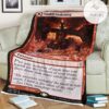 Znr 174 Valakut Awakening Mtg Game Magic The Gathering Fleece Blanket