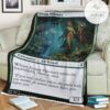 Znr 188 Joraga Visionary Mtg Game Magic The Gathering Fleece Blanket