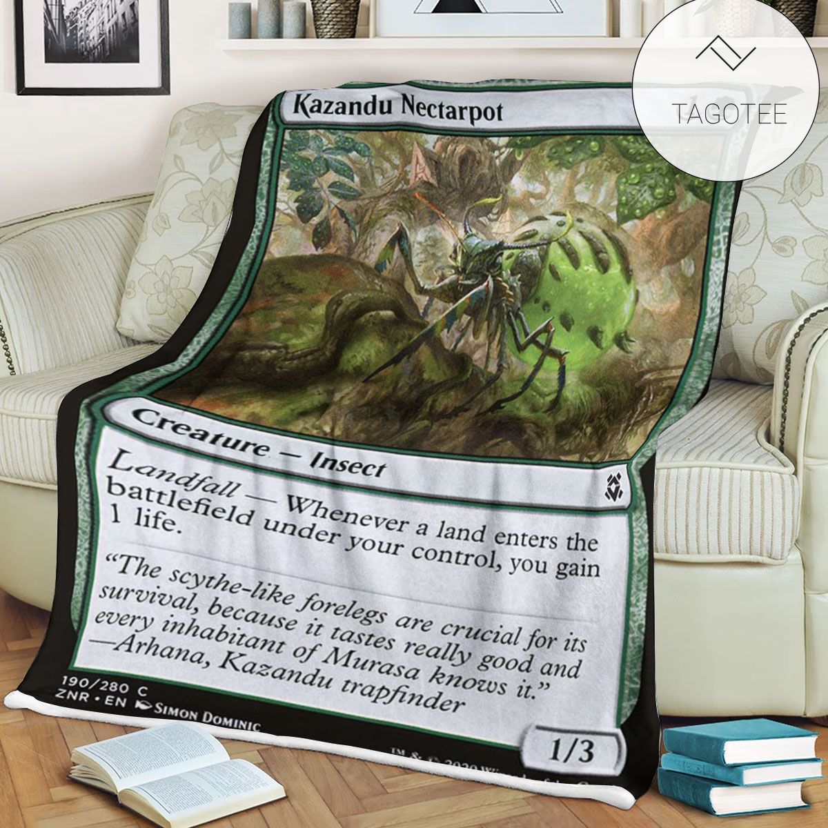 Znr 190 Kazandu Nectarpot Mtg Game Magic The Gathering Fleece Blanket Znr 190 Kazandu Nectarpot Mtg Game Magic The Gathering Fleece Blanket