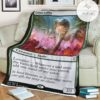 Znr 193 Lotus Cobra Mtg Game Magic The Gathering Fleece Blanket