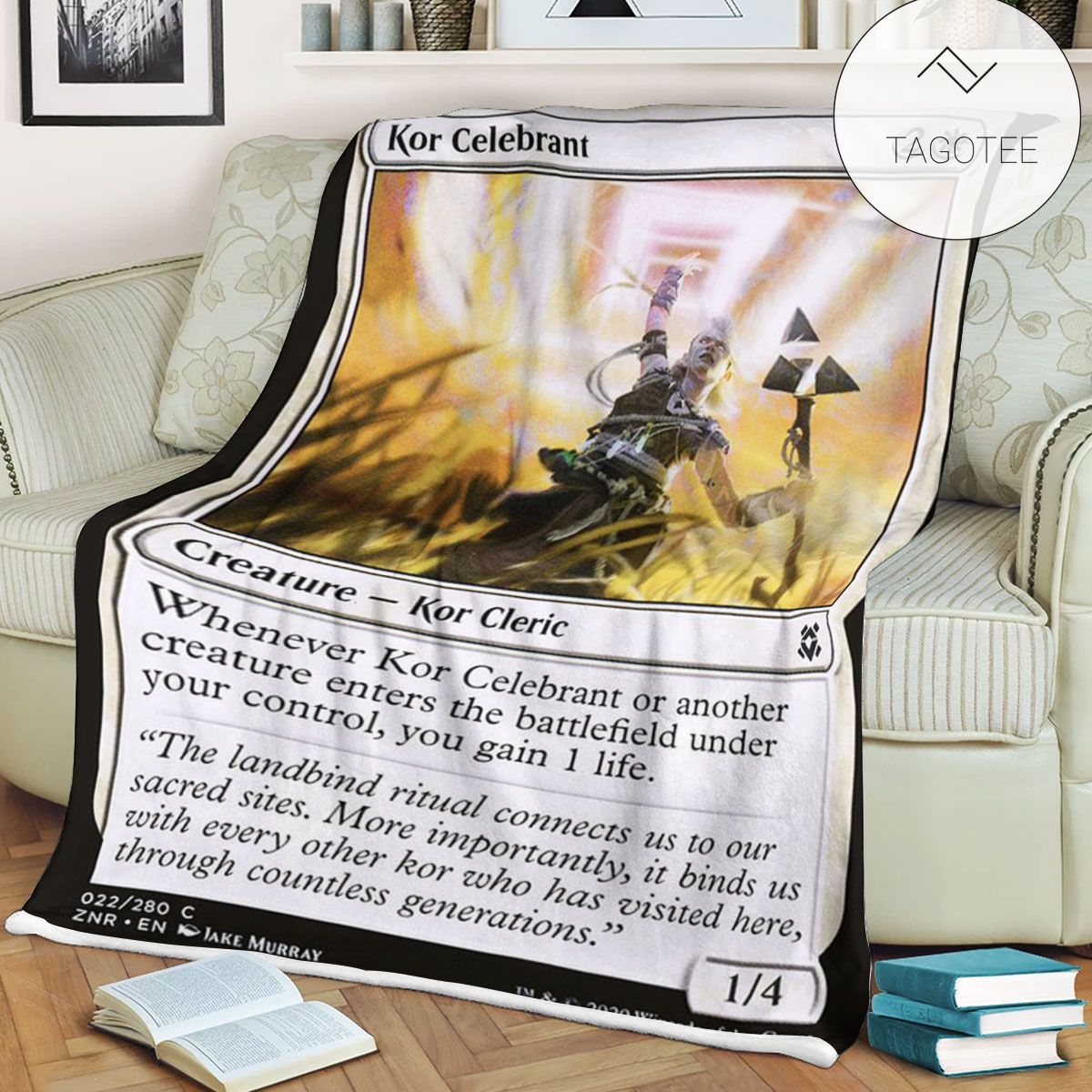 Znr 22 Kor Celebrant Mtg Game Magic The Gathering Fleece Blanket Znr 22 Kor Celebrant Mtg Game Magic The Gathering Fleece Blanket