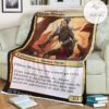 Znr 224 Kargan Warleader Mtg Game Magic The Gathering Fleece Blanket