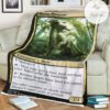 Znr 229 Murasa Rootgrazer Mtg Game Magic The Gathering Fleece Blanket