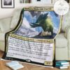 Znr 240 Yasharn Implacable Earth Mtg Game Magic The Gathering Fleece Blanket