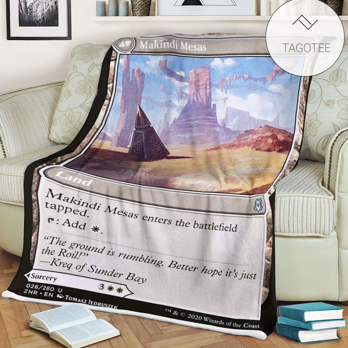 Znr 26 Makindi Mesas Mtg Game Magic The Gathering Fleece Blanket Znr 26 Makindi Mesas Mtg Game Magic The Gathering Fleece Blanket