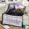 Znr 262 Crawling Barrens Mtg Game Magic The Gathering Fleece Blanket