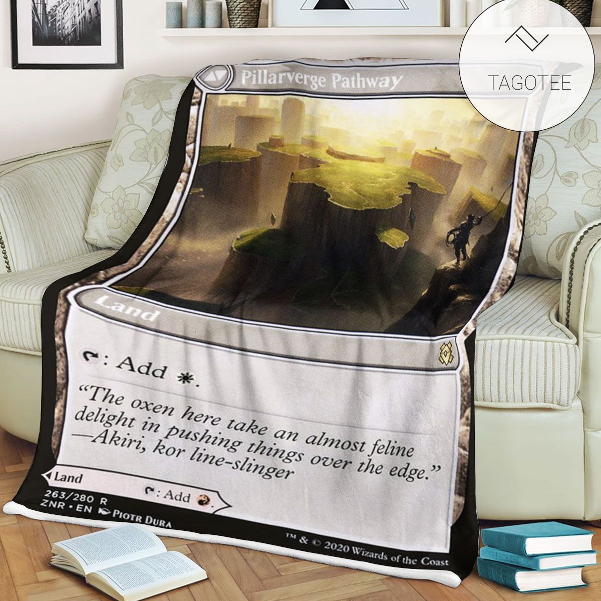 Znr 263 Pillarverge Pathway Mtg Game Magic The Gathering Fleece Blanket Znr 263 Pillarverge Pathway Mtg Game Magic The Gathering Fleece Blanket