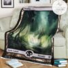 Znr 272 Swamp Mtg Game Magic The Gathering Fleece Blanket