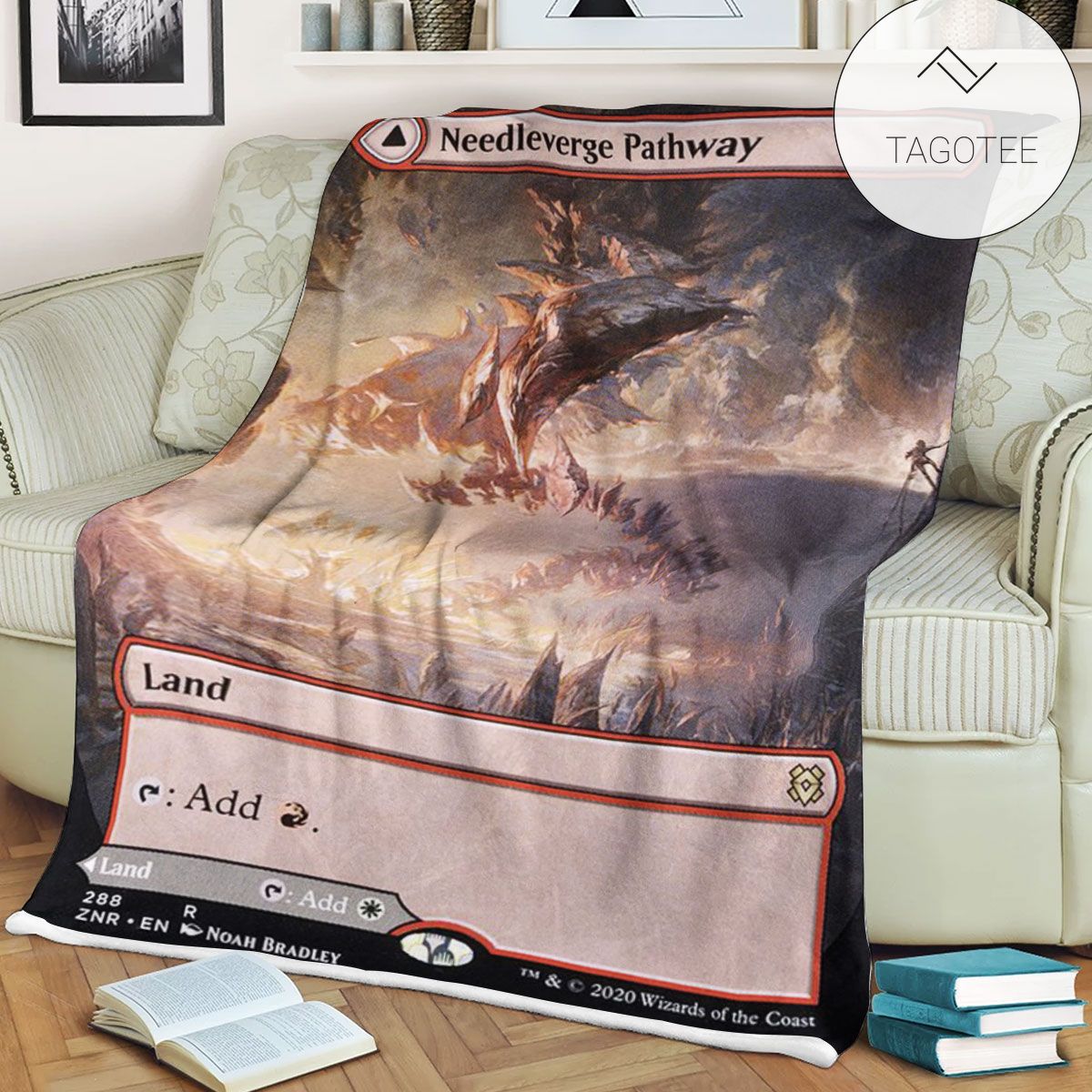 Znr 288 Needleverge Pathway Mtg Game Magic The Gathering Fleece Blanket Znr 288 Needleverge Pathway Mtg Game Magic The Gathering Fleece Blanket