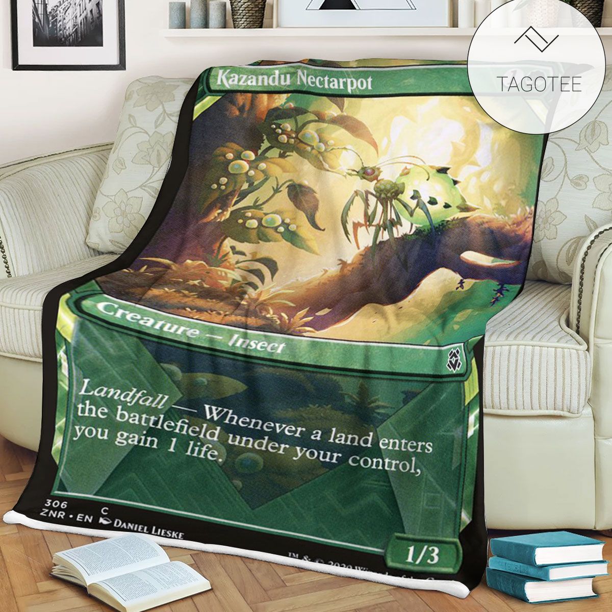 Znr 306 Kazandu Nectarpot Mtg Game Magic The Gathering Fleece Blanket Znr 306 Kazandu Nectarpot Mtg Game Magic The Gathering Fleece Blanket