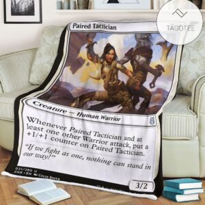 Znr 31 Paired Tactician Mtg Game Magic The Gathering Fleece Blanket
