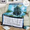 Znr 329 Inscription Of Insight Mtg Game Magic The Gathering Fleece Blanket