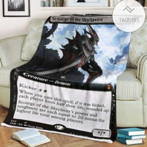 Znr 343 Scourge Of The Skyclaves Mtg Game Magic The Gathering Fleece Blanket
