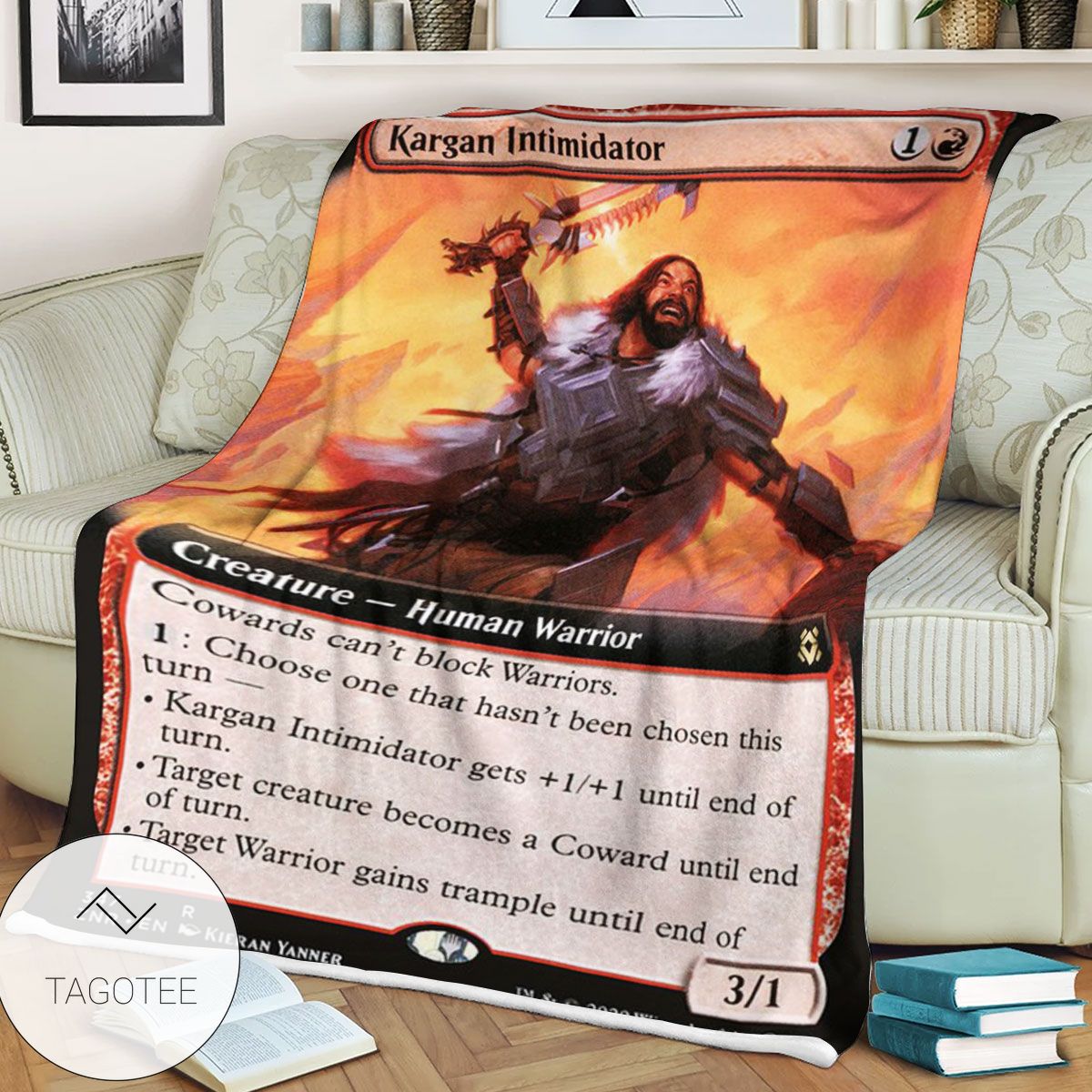 Znr 347 Kargan Intimidator Mtg Game Magic The Gathering Blanket Znr 347 Kargan Intimidator Mtg Game Magic The Gathering Blanket