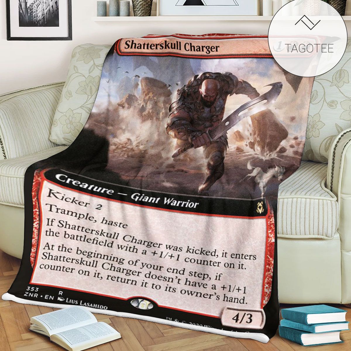 Znr 353 Shatterskull Charger Mtg Game Magic The Gathering Fleece Blanket Znr 353 Shatterskull Charger Mtg Game Magic The Gathering Fleece Blanket