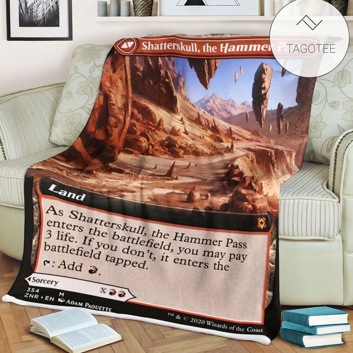 Znr 354 Shatterskull The Hammer Pass Mtg Game Magic The Gathering Fleece Blanket Znr 354 Shatterskull The Hammer Pass Mtg Game Magic The Gathering Fleece Blanket
