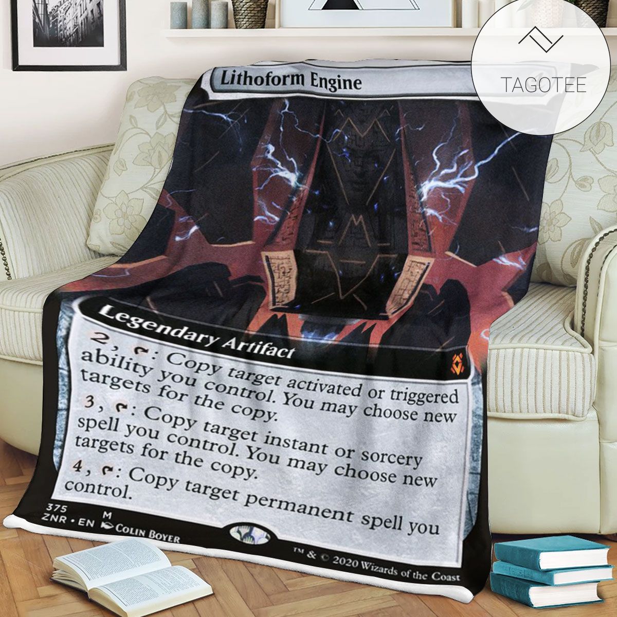 Znr 375 Lithoform Engine Mtg Game Magic The Gathering Fleece Blanket Znr 375 Lithoform Engine Mtg Game Magic The Gathering Fleece Blanket
