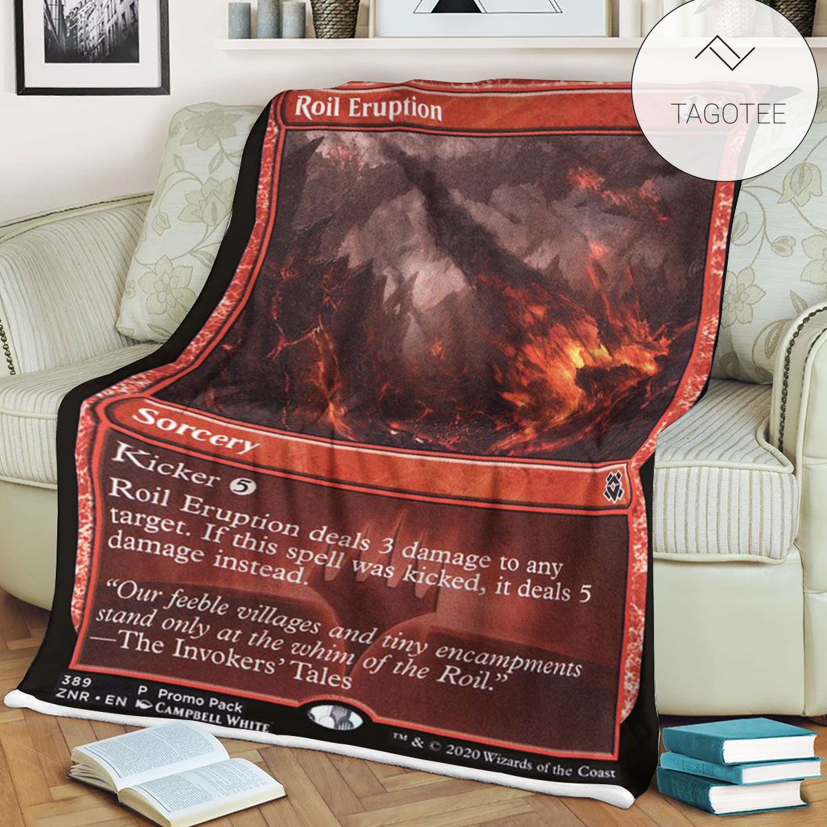 Znr 389 Roil Eruption Mtg Game Magic The Gathering Fleece Blanket Znr 389 Roil Eruption Mtg Game Magic The Gathering Fleece Blanket