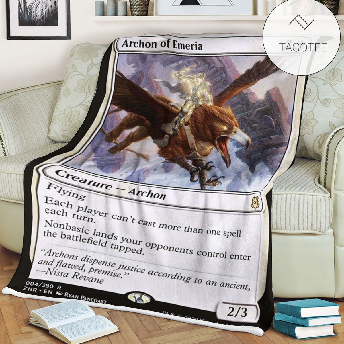 Znr 4 Archon Of Emeria Mtg Game Magic The Gathering Fleece Blanket Znr 4 Archon Of Emeria Mtg Game Magic The Gathering Fleece Blanket