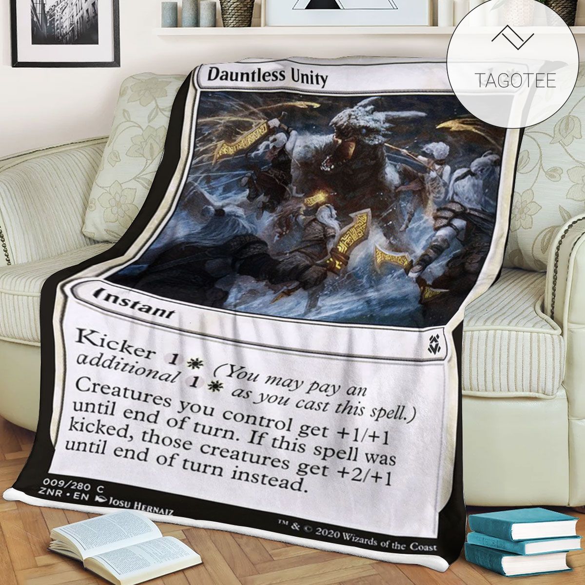 Znr 9 Dauntless Unity Mtg Game Magic The Gathering Fleece Blanket Znr 9 Dauntless Unity Mtg Game Magic The Gathering Fleece Blanket