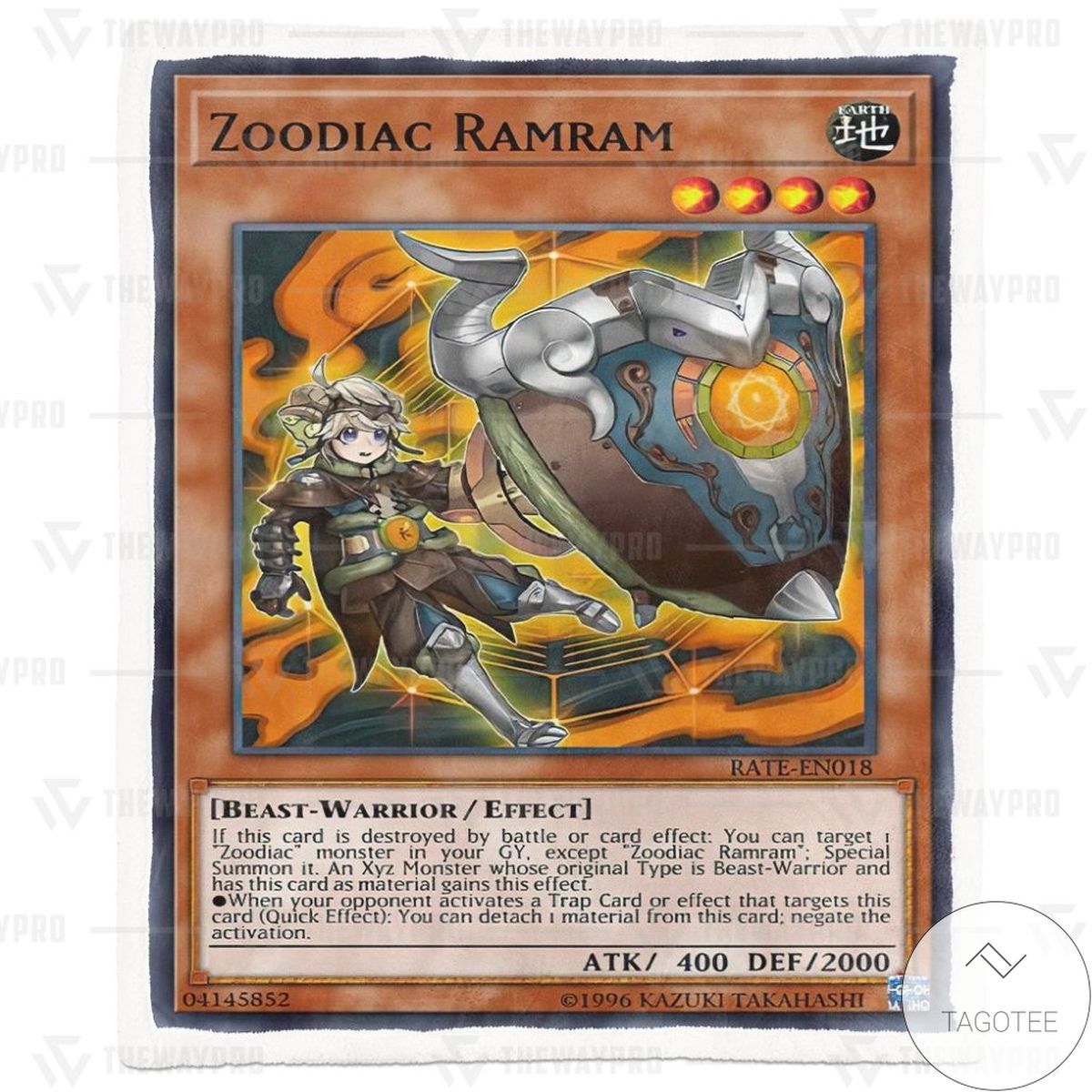 Zoodiac Ramram Custom Blanket Zoodiac Ramram Custom Blanket