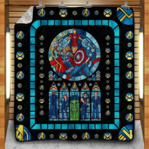 Avengers Stained Glass Blanket