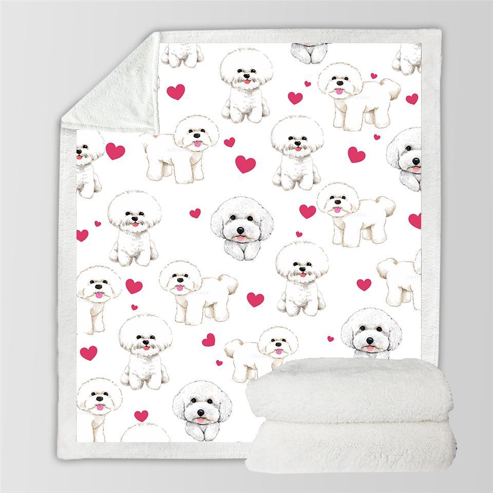 Bichon Frise Blanket Bichon Frise Blanket