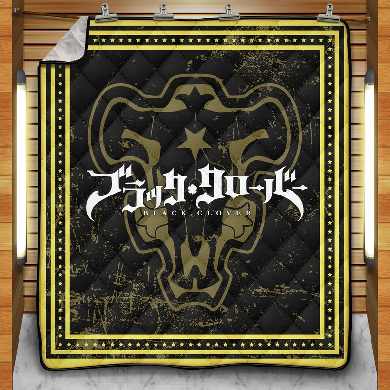 Black Clover Bulls Blanket Black Clover Bulls Blanket