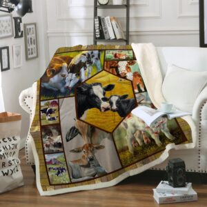 Cow Life Of Cows Blanket