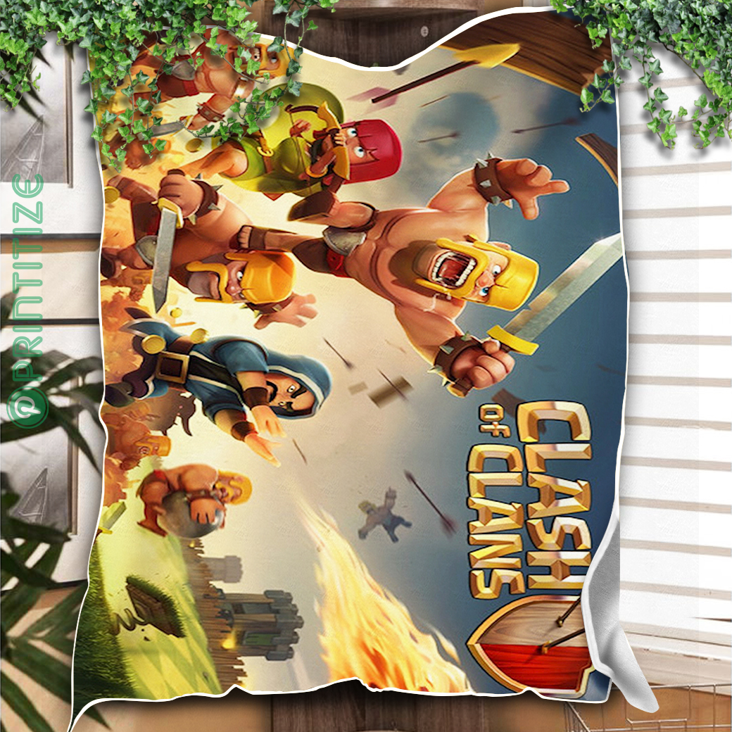 Clash Of Clans Themes Blanket Clash Of Clans Themes Blanket