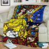 Beauty And The Beast Premium Blanket