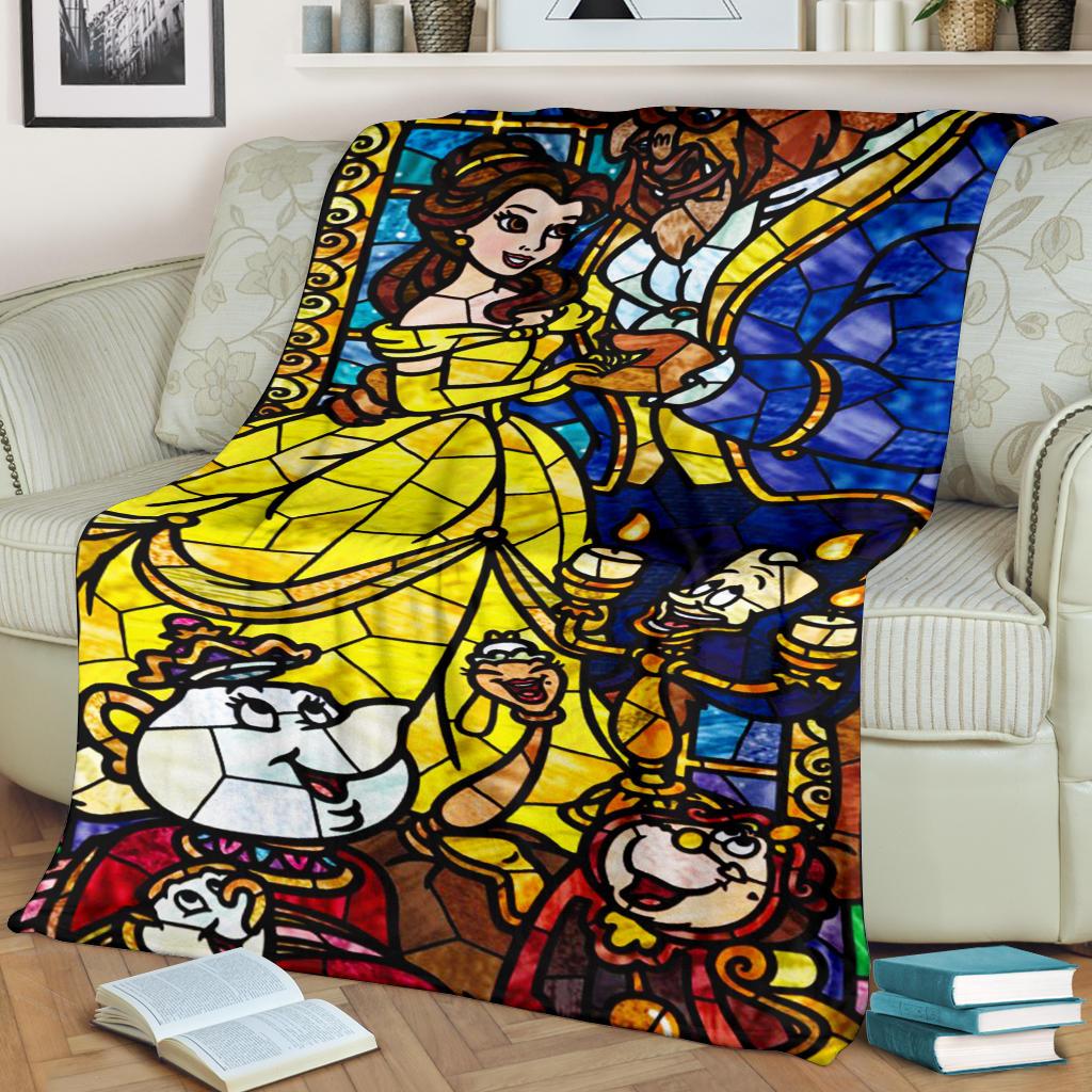Beauty And The Beast Premium Blanket Beauty And The Beast Premium Blanket