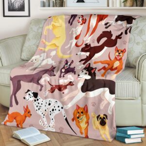 Dogs Premium Blanket