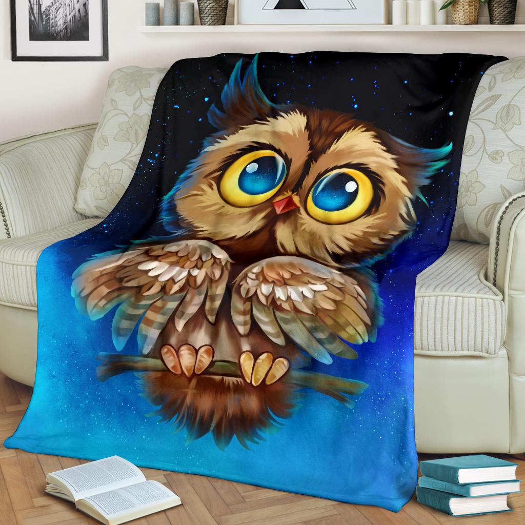 Cute Owl Premium Blanket Cute Owl Premium Blanket