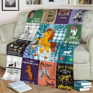 Shn Easily Distracted By Horse Blanket
