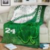 Baseball Shamrock Blanket