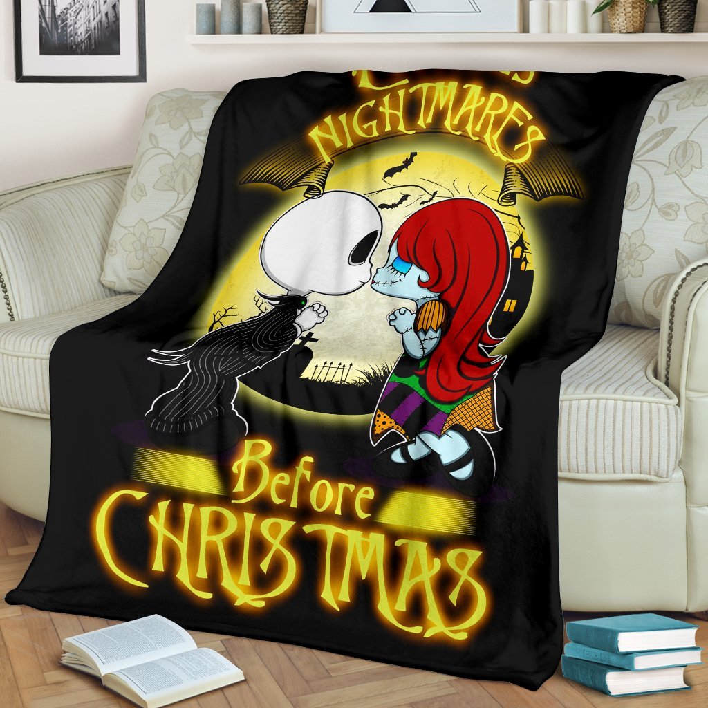 Jack Skellington Sally Premium Blanket Jack Skellington Sally Premium Blanket