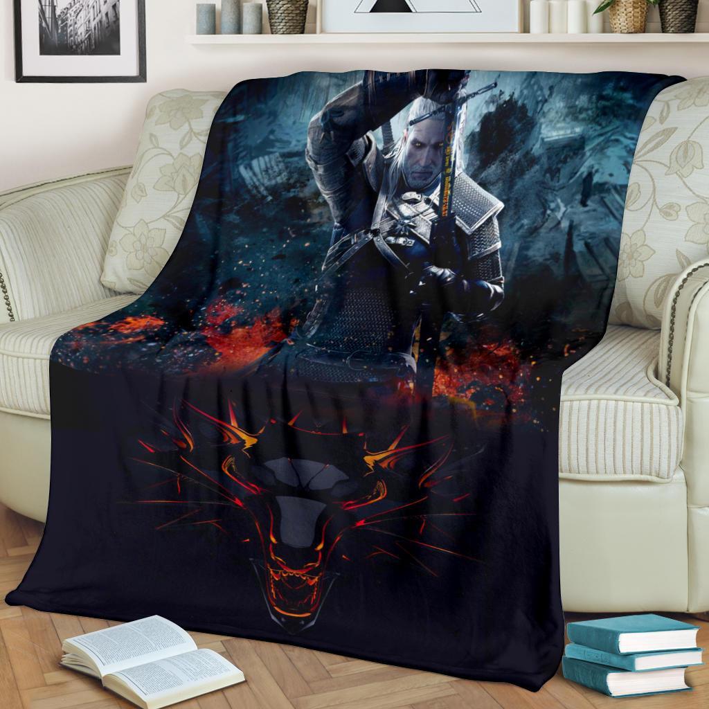 The Witcher Wild Hunt Premium Blanket The Witcher Wild Hunt Premium Blanket