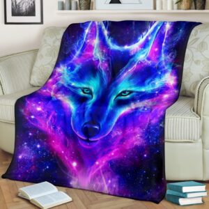 Wolf Galaxy Premium Blanket