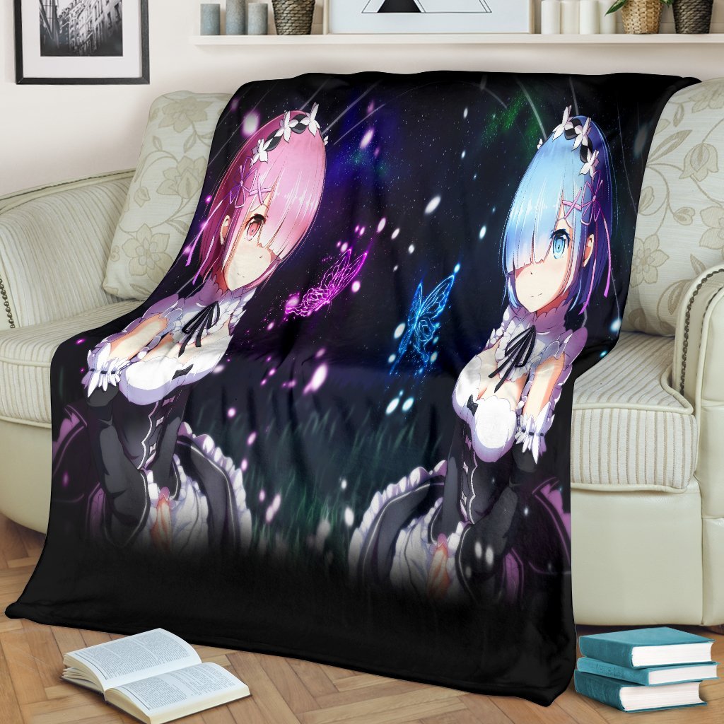Rezero Starting Life In Another World Premium Blanket Rezero Starting Life In Another World Premium Blanket