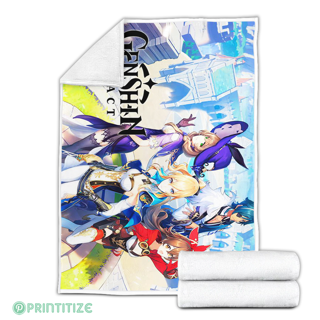 Genshin Impact Nintendo Switch Blanket Genshin Impact Nintendo Switch Blanket