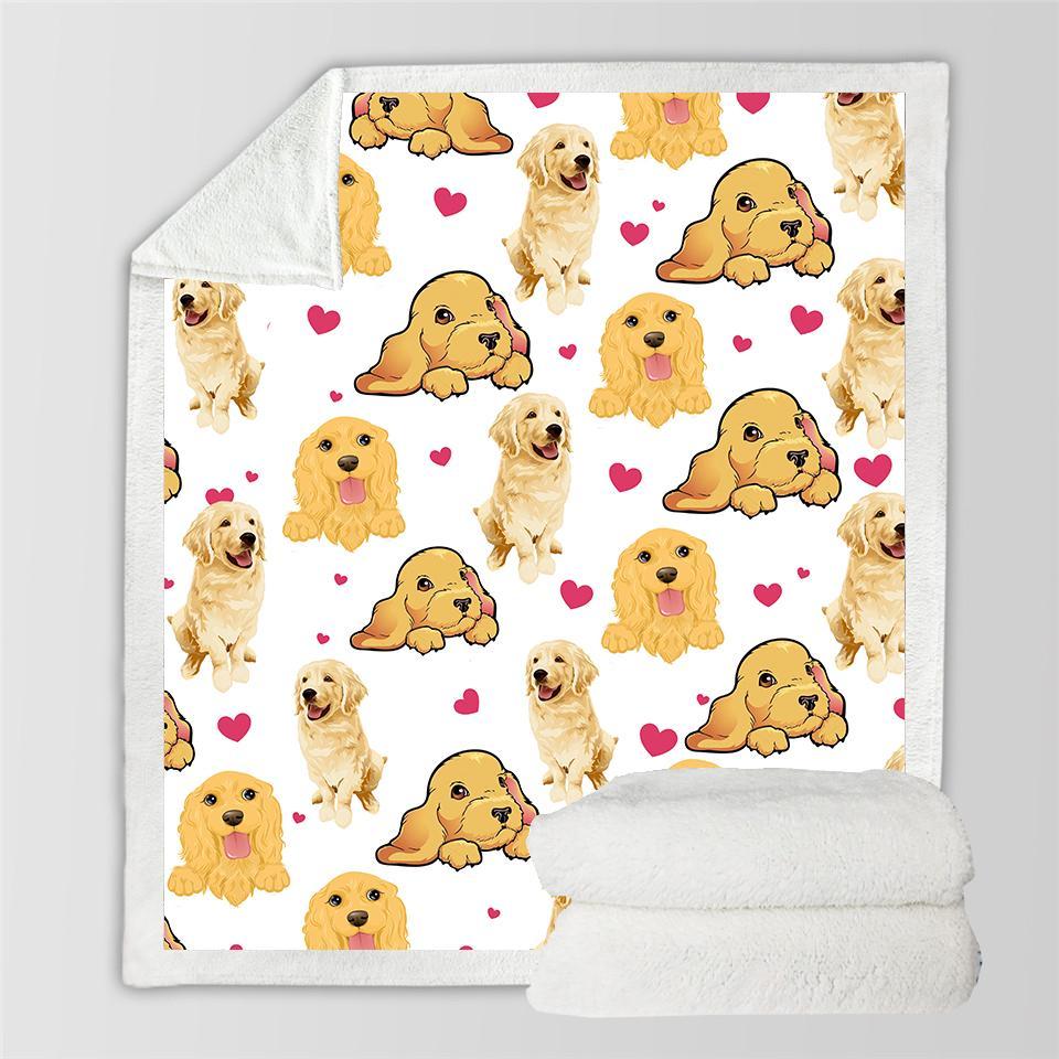 Golden Retriever Blanket Golden Retriever Blanket