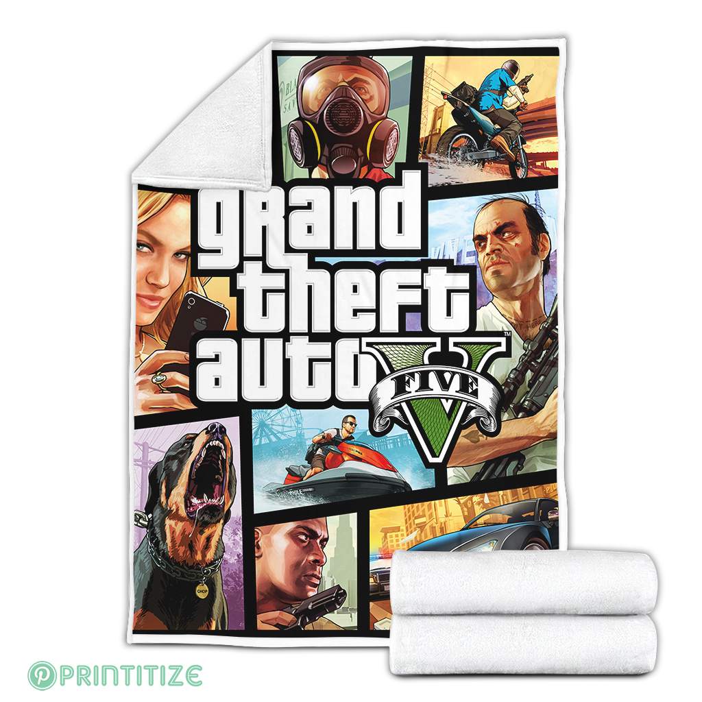 Grand Theft Auto V Cover Blanket Grand Theft Auto V Cover Blanket