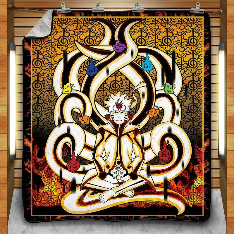 Nine Tails Chakra Mode Blanket Nine Tails Chakra Mode Blanket