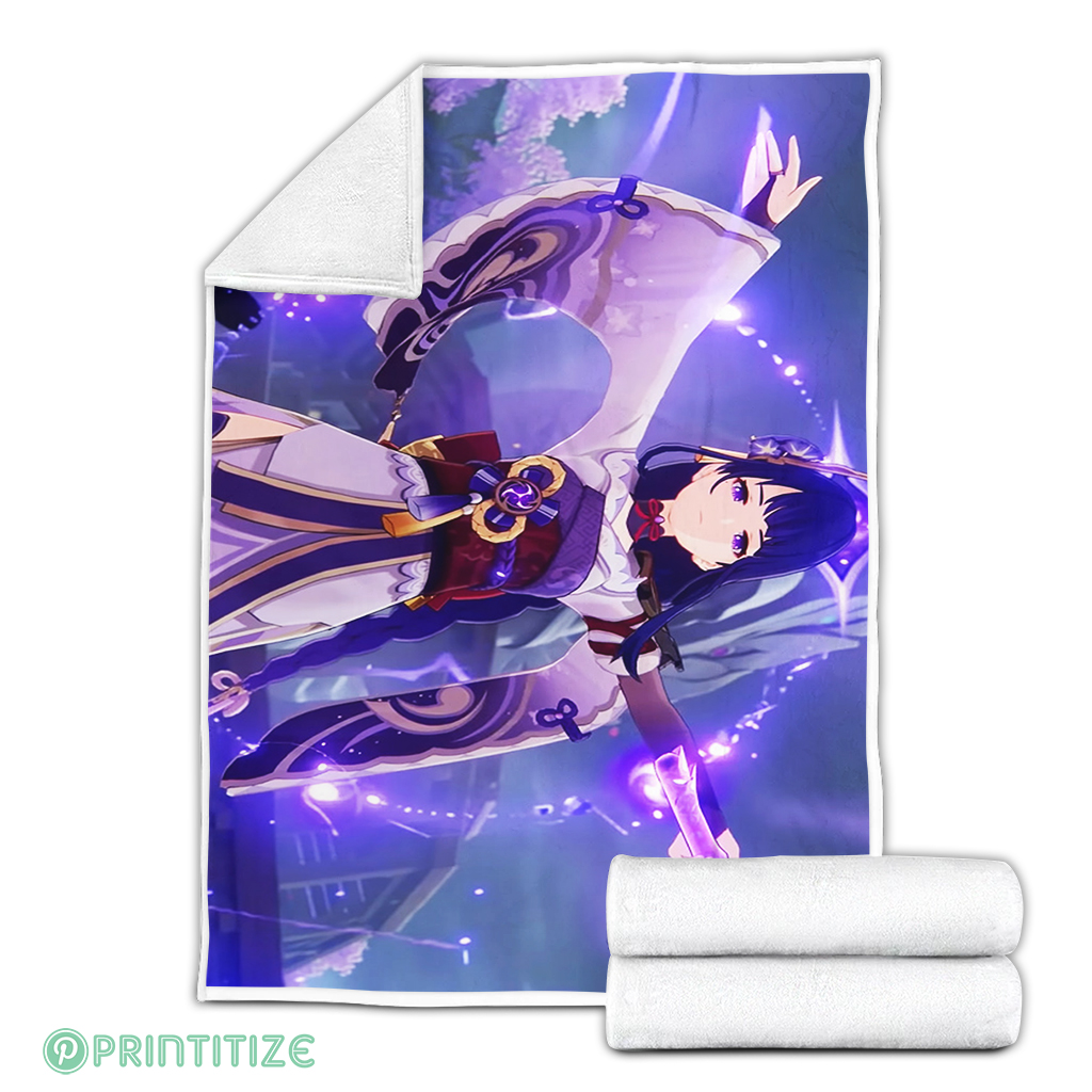 Raiden Shogun Genshin Impact Blanket Raiden Shogun Genshin Impact Blanket