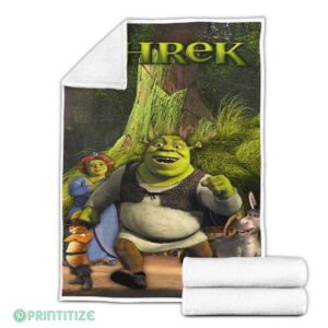 Shrek Fictional Character Blanket