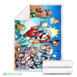 Super Mario Bros Classic Blanket